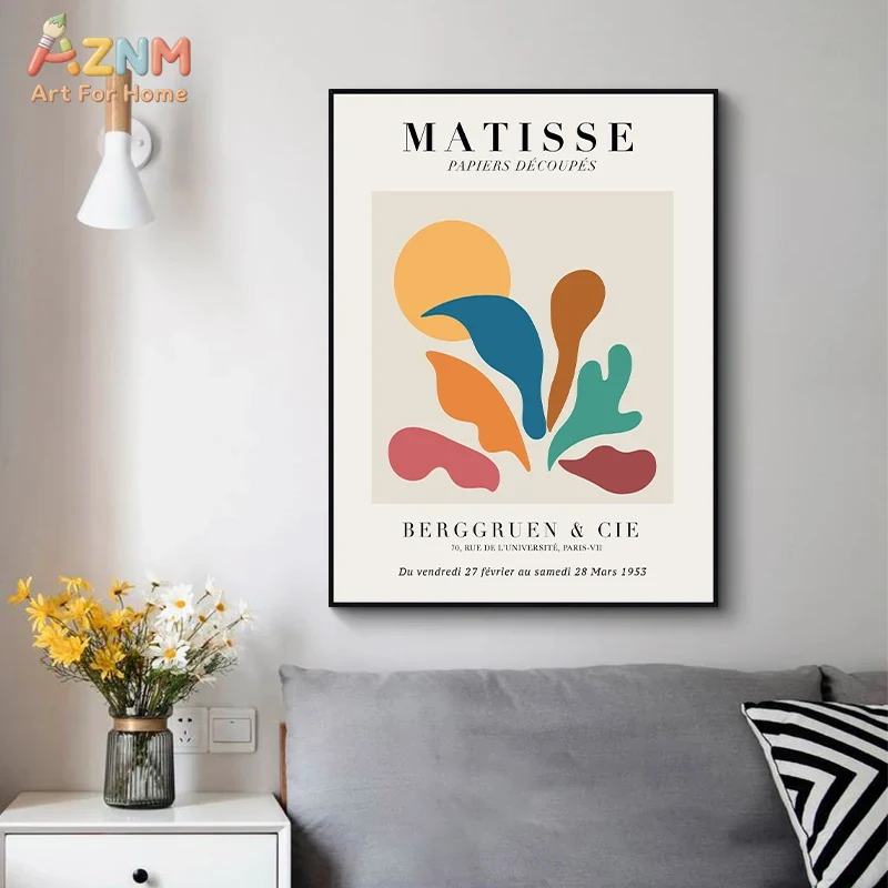 Vintage Collectible Posters - AZNM Tuval Boyama Vintage Henri Matisse