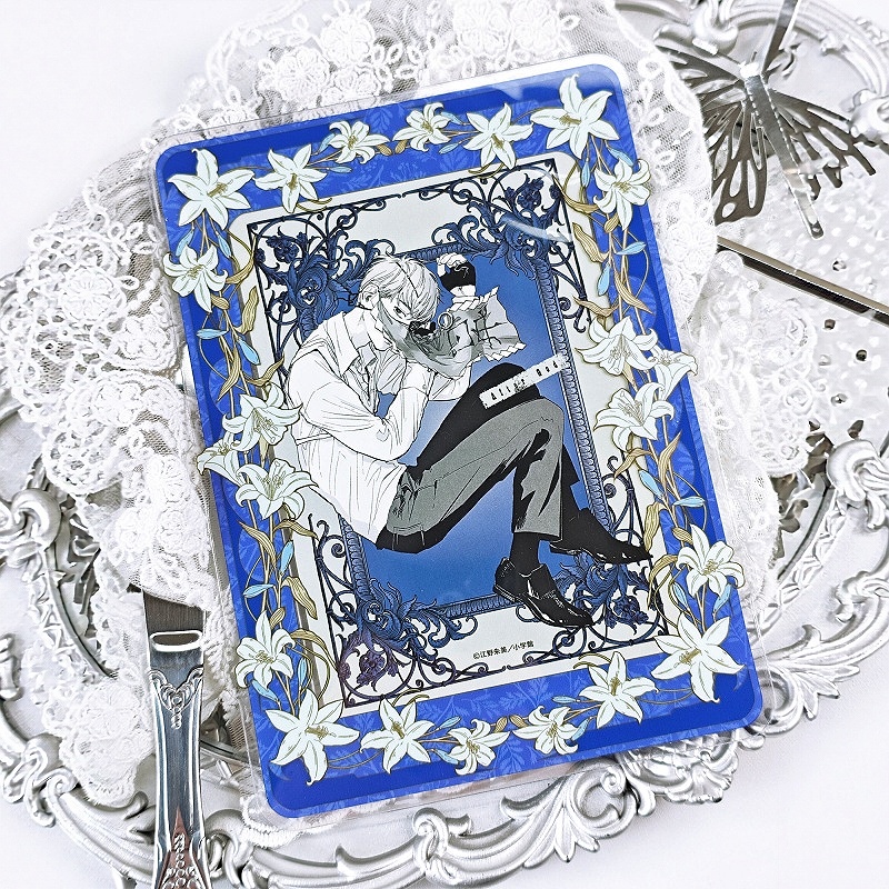 Collectible Vintage Photos - Lily Letter Vintage Çiçek Desenli PVC