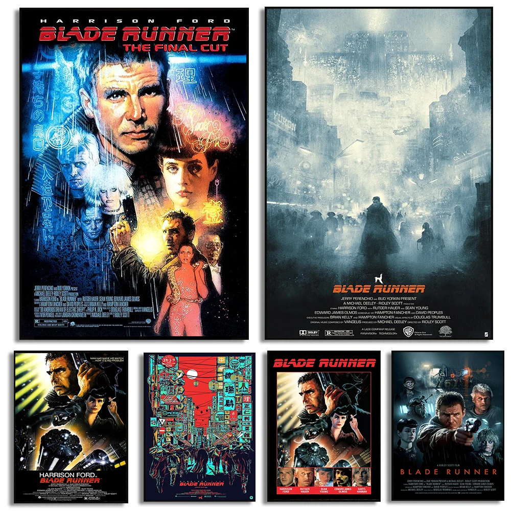 Vintage Collectible Posters - Blade Runner 1982 Klasik Film Posteri