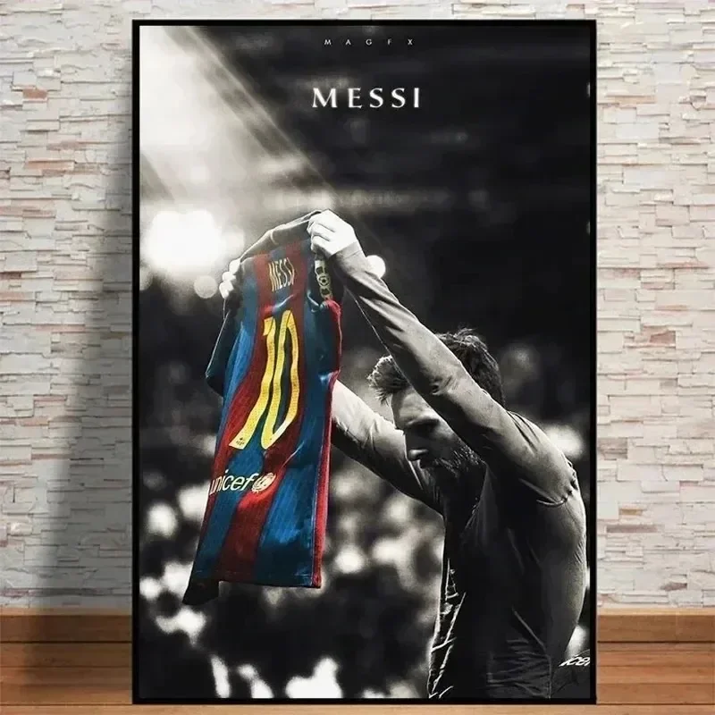 Vintage Collectible Posters - Lionel Messi Futbol Yıldızı Klasik Vintage