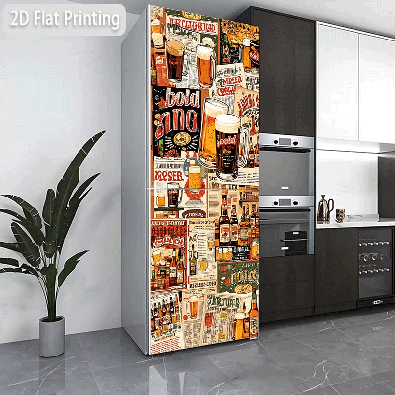 Vintage Collectible Posters - Buzdolabı Etiketi Buzdolabı Bulaşık Makinesi Etiketi