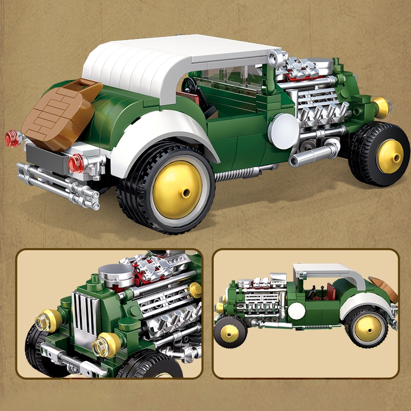 Retro vintage araba yapı taşı  - Vintage Collectible Ornaments incelemesi ve fiyatı