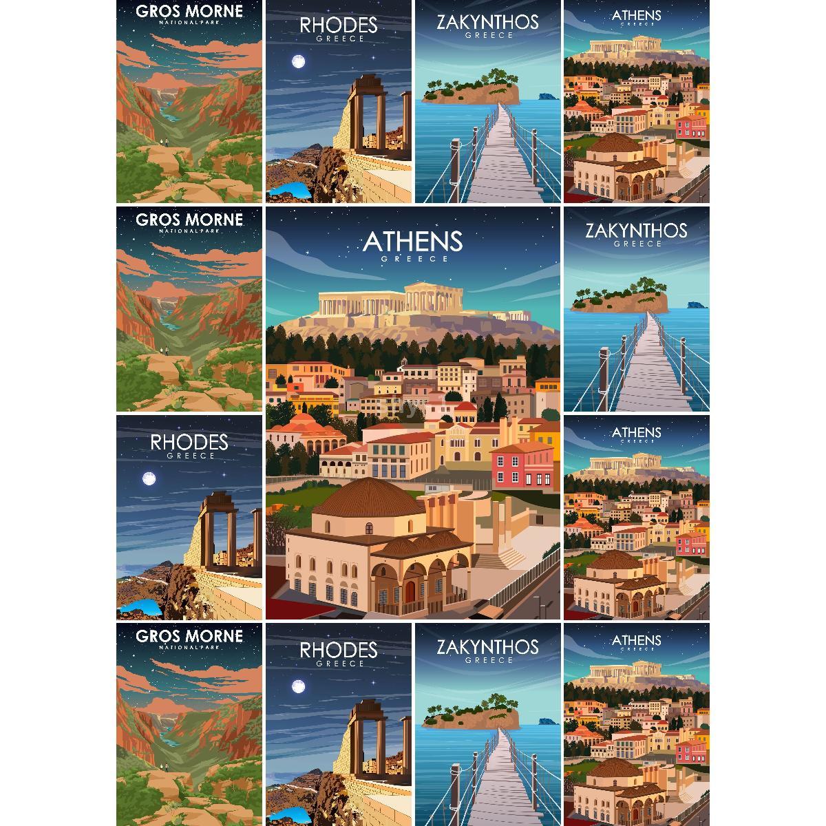 Vintage atina yunanistan seyah - Vintage Collectible Posters incelemesi ve fiyatı