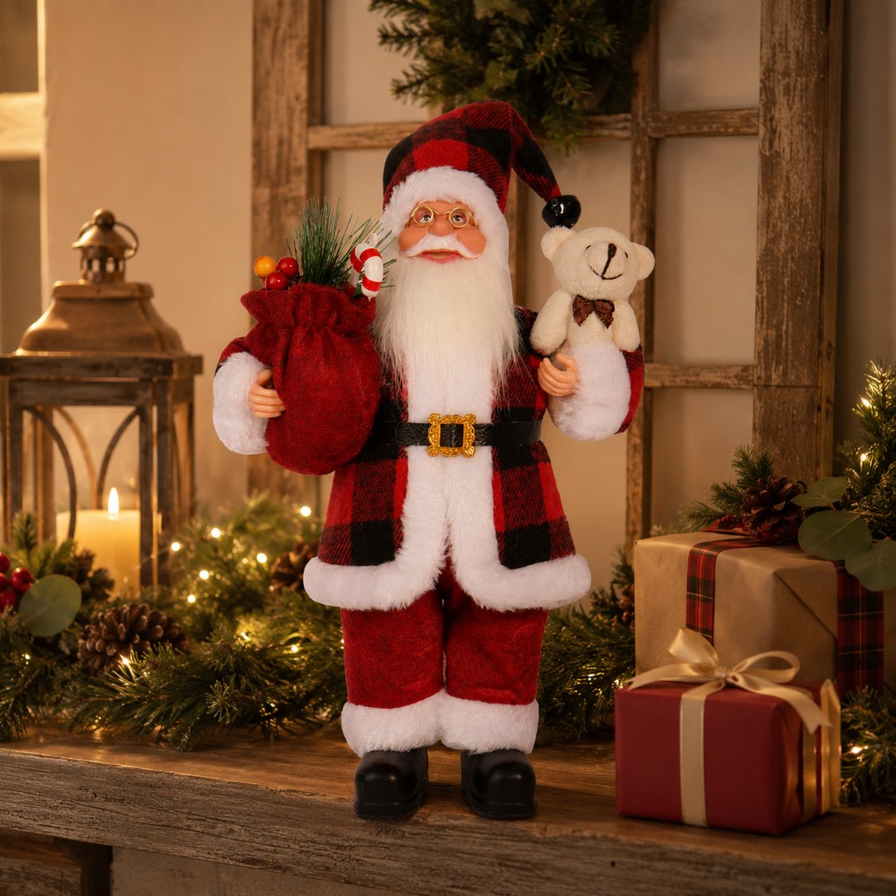 Koleksiyonluk kırmızı ve siyah - Vintage Collectible Santa incelemesi ve fiyatı