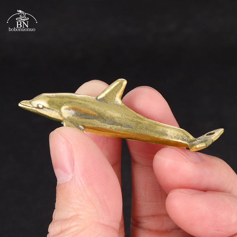 Katı pirinç yunus süsler Vinta - Vintage Collectible Ornaments incelemesi ve fiyatı