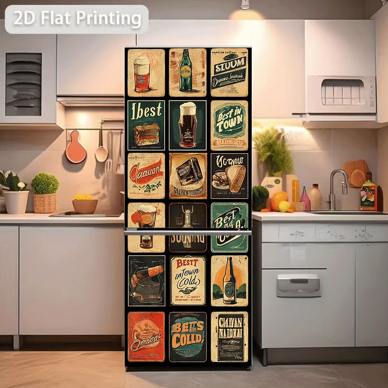 Buzdolabı Çıkartması, Buzdolab - Vintage Collectible Posters incelemesi ve fiyatı