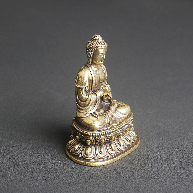 Vintage Saf Pirinç Vairocana B - Vintage Collectible Ornaments incelemesi ve fiyatı
