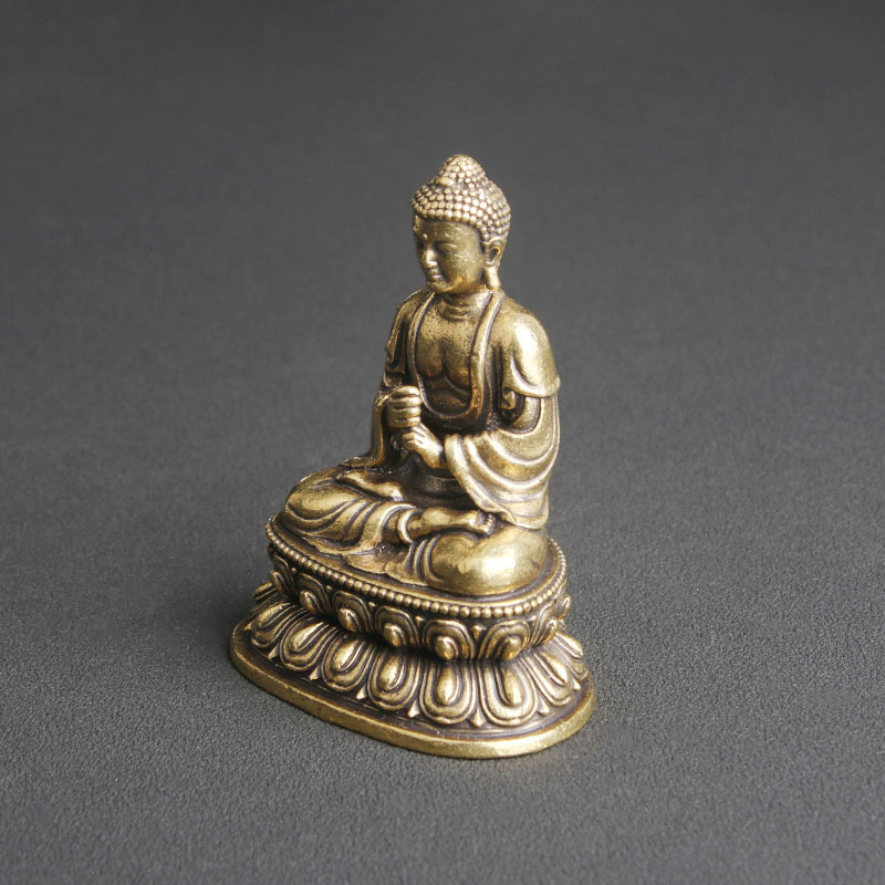 Vintage Saf Pirinç Vairocana B - Vintage Collectible Ornaments incelemesi ve fiyatı