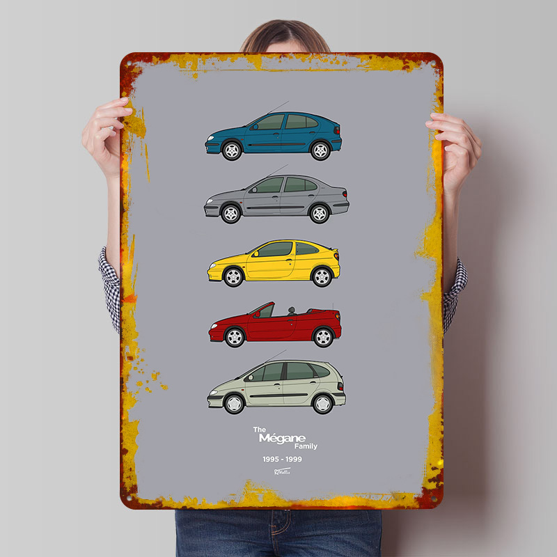 Spor Araba Megane Koleksiyonu  - Vintage Collectible Posters incelemesi ve fiyatı