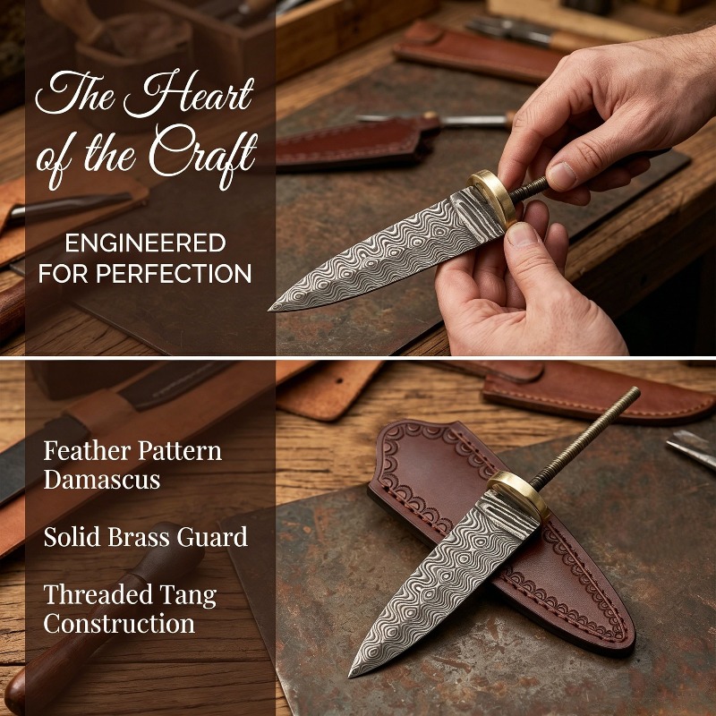 Vintage Şam Çelik Çay Bıçağı Ç - Vintage Collectible Knives incelemesi ve fiyatı