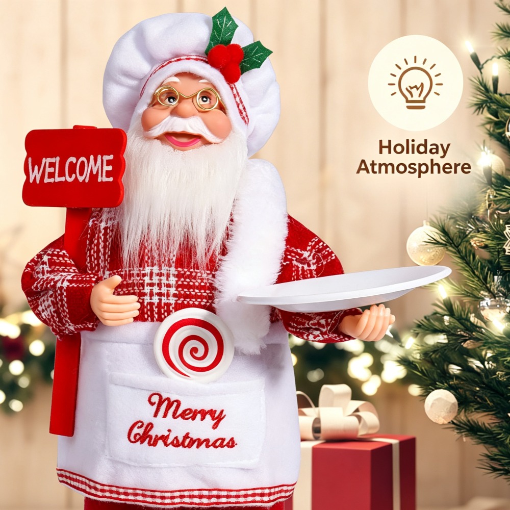 Noel aşçı temalı bir Noel Baba - Vintage Collectible Santa incelemesi ve fiyatı